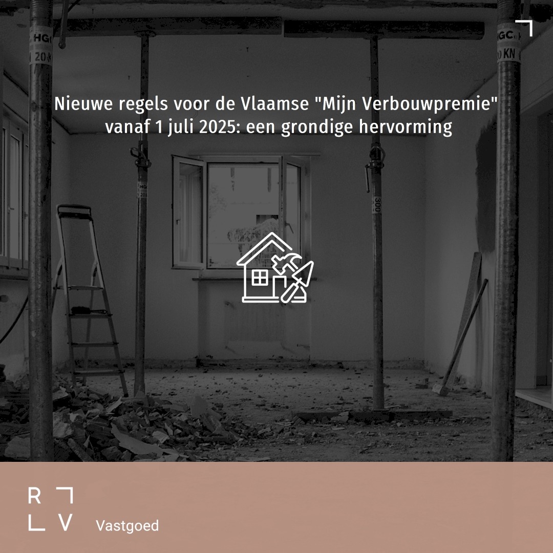 MijnVerbouwpremie 2025 - nieuwe regels