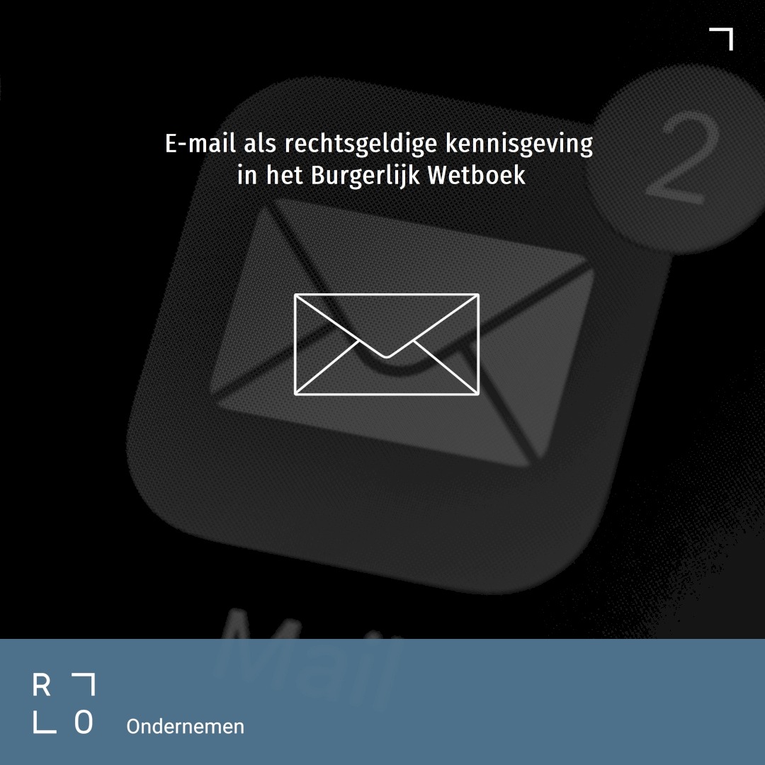 Email als rechtsgeldige kennisgeving