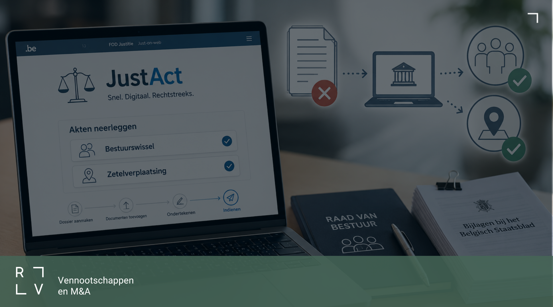 Bestuurswissels voortaan sneller, eenvoudiger en digitaal door te voeren via JustAct